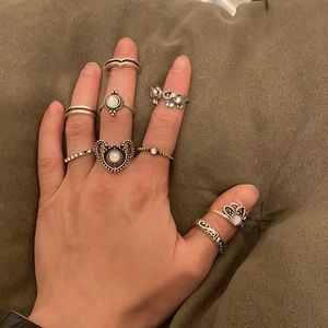 Boho ring bundle